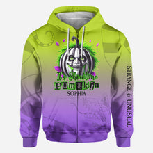 Load image into Gallery viewer, Personalized Halloween Pumpkin All Over Shirt Custom Name Gift