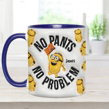 Load image into Gallery viewer, Personalized Minion Mug Custom Name No Pants No Problem Gift