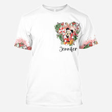 Load image into Gallery viewer, Personalized Merry Christmas All Over Shirt for Women | Perfect Holiday Gift
