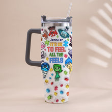 Load image into Gallery viewer, Personalized Autism Awareness Tumbler with Handle for Kids