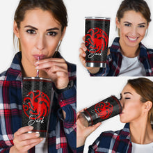 Load image into Gallery viewer, Personalized Game of Thrones Tumbler Custom Name Gift