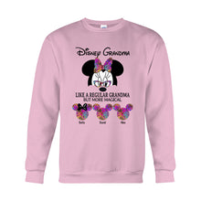 Load image into Gallery viewer, Personalized Disney Grandma T-shirt and Hoodie Gift for Mom