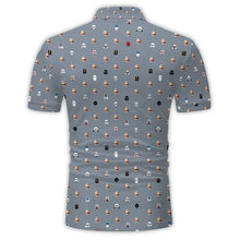 Load image into Gallery viewer, Personalized The Force Polo Shirt Custom Dad Gift