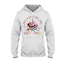 Load image into Gallery viewer, Personalized Girls Just Wanna Have Fun T-shirt & Hoodie for Kids