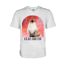 Load image into Gallery viewer, Personalized Cat T-Shirt & Hoodie Custom Name Gift for Cat Lovers