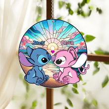 Load image into Gallery viewer, Personalized Suncatcher Ornament Custom Name Ohana Gift