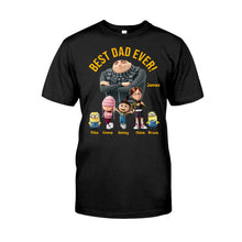 Load image into Gallery viewer, Personalized Best Dad Ever T-shirt & Hoodie Gift for Father's Day