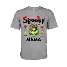 Load image into Gallery viewer, Personalized Spooky Mama T-shirt & Hoodie for Halloween Gift