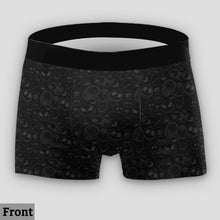 Load image into Gallery viewer, Personalized Lace Border Women Briefs & Men's Boxer Briefs Custom Name Gift for Couples