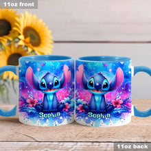 Load image into Gallery viewer, Personalized Ohana Accent Mug Custom Name Gift for Family