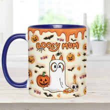 Load image into Gallery viewer, Personalized Booey Mum Accent Mug Custom Name Gift for Mom