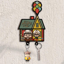 Load image into Gallery viewer, Personalized Adventure Key Holder Gift for Couples or Families