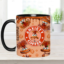 Load image into Gallery viewer, Personalized Accent Mug Custom Name Anxiety Coffee Gift