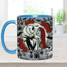 Load image into Gallery viewer, Personalized Nightmare Accent Mug for Couples | Custom Name Gift