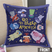 Load image into Gallery viewer, Personalized Go To Sleep Throw Pillow Custom Name Gift