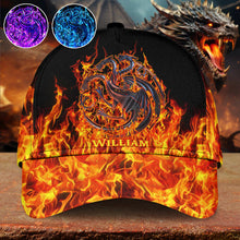 Load image into Gallery viewer, Personalized Fire and Blood Classic Cap Custom Name Gift