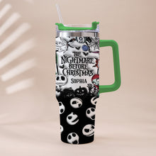 Load image into Gallery viewer, Personalized Nightmare Tumbler with Handle for Kids & Adults