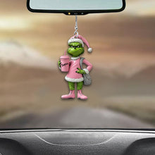 Load image into Gallery viewer, Personalized Grinch Car Ornament Custom Name Christmas Gift