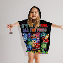 Load image into Gallery viewer, Personalized Kid Hooded Towel Poncho with Name | Unique Gift