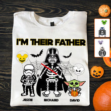 Load image into Gallery viewer, Personalized Halloween T-shirt & Hoodie I'm Their Father Gift