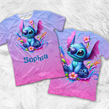 Load image into Gallery viewer, Personalized All Over Shirt & Shorts Set with Custom Name for Kids