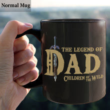 Load image into Gallery viewer, Personalized Legend of Dad Mug Custom Names Gift for Dad