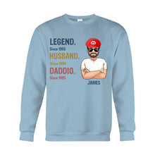 Load image into Gallery viewer, Personalized Super Plumber T-Shirt & Hoodie for Dad | Custom Name Gift