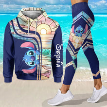 Load image into Gallery viewer, Personalized Ohana Hoodie and Leggings Custom Name Gift for Kids