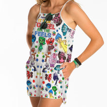 Load image into Gallery viewer, Personalized All the Feels Romper for Women - Cute Cotton Spandex Gift