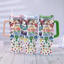 Load image into Gallery viewer, Personalized Insulated Tumbler with Handle - Custom Name Gift for Kids