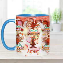 Load image into Gallery viewer, Personalized Two-Tone Accent Mug Custom Name Gift