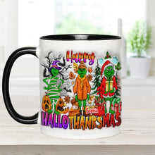 Load image into Gallery viewer, Personalized Grinch Accent Mug Custom Name Holiday Gift