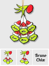 Load image into Gallery viewer, Personalized Mama Grinch Christmas Ornament Custom Name Gift