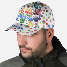 Load image into Gallery viewer, Personalized Classic Cap It's Ok to Feel All the Feels Custom Name Gift for Kids
