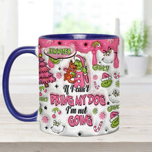 Load image into Gallery viewer, Personalized Grinch Accent Mug Custom Name Gift for Dog Lovers
