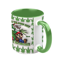Load image into Gallery viewer, Personalized Weed Accent Mug Inhale the Good Sh*t Gift