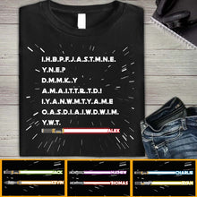 Load image into Gallery viewer, Personalized Star Wars Force T-shirt Hoodie Gift for Fans
