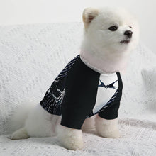 Load image into Gallery viewer, Personalized Skellington Dog Shirt Custom Pet Costume