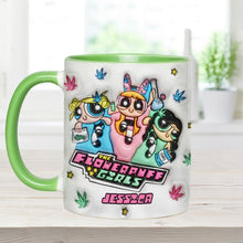 Load image into Gallery viewer, Personalized Weed Accent Mug Custom Name Gift for Her