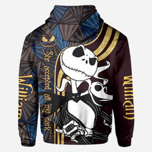 Load image into Gallery viewer, Personalized Nightmare Before Christmas All Over Shirt Custom Name Gift