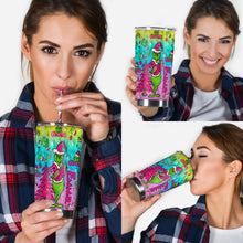 Load image into Gallery viewer, Personalized Grinch Christmas Tumbler Custom Name Gift