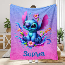 Load image into Gallery viewer, Personalized Ohana Blanket Custom Name Gift for Kids