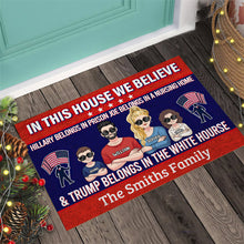 Load image into Gallery viewer, Custom Family Doormat with Personalized Text for Front Entry