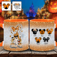Load image into Gallery viewer, Personalized Spooky Mama Halloween Accent Mug Gift for Mom