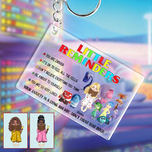 Load image into Gallery viewer, Personalized Acrylic Keychain with Motivational Quotes Gift