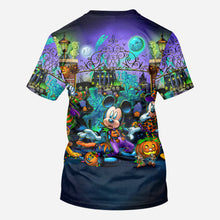Load image into Gallery viewer, Personalized Welcome Foolish Mortals All Over Shirt for Halloween