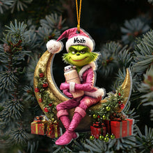Load image into Gallery viewer, Personalized Naughty Green Lady Christmas Ornament Custom Name Gift