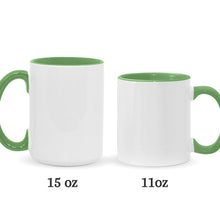Load image into Gallery viewer, Personalized Weed Accent Mug Inhale the Good Sh*t Gift