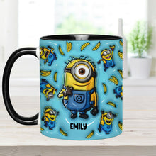 Load image into Gallery viewer, Personalized Minion Mug Custom Name Gift Idea for Kids