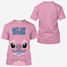 Load image into Gallery viewer, Personalized Ohana All-Over Shirt Custom Gift for Couple